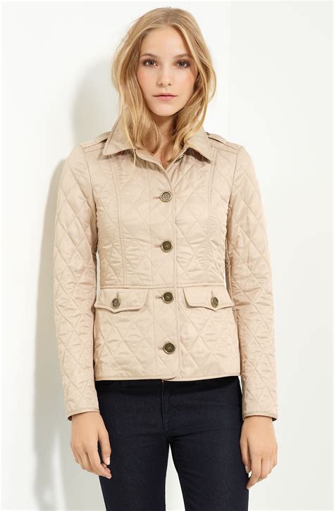 burberry brit quilted jacket outfit|burberry quilted jacket nordstrom rack.